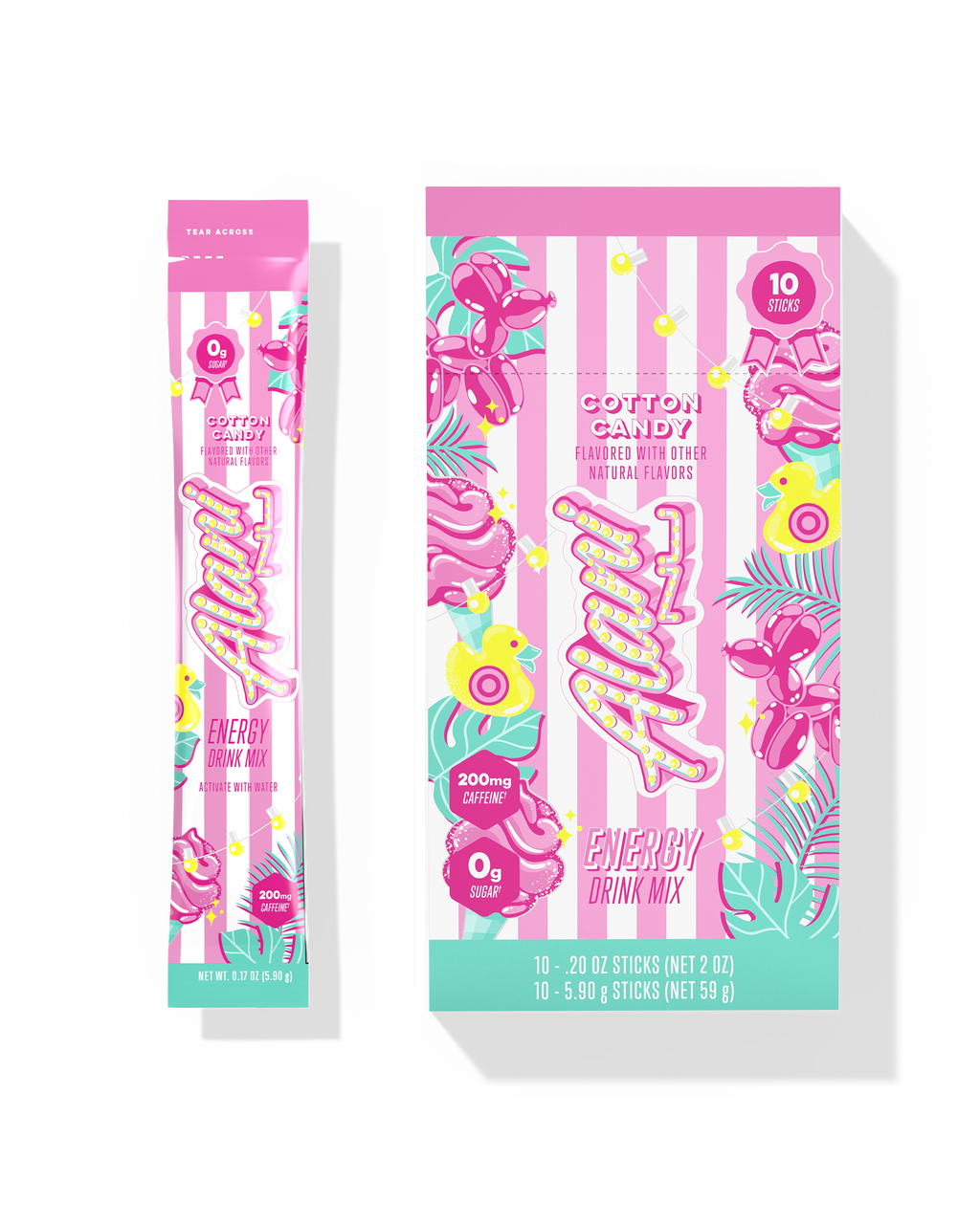 Energy Sticks - Cotton Candy #031TN