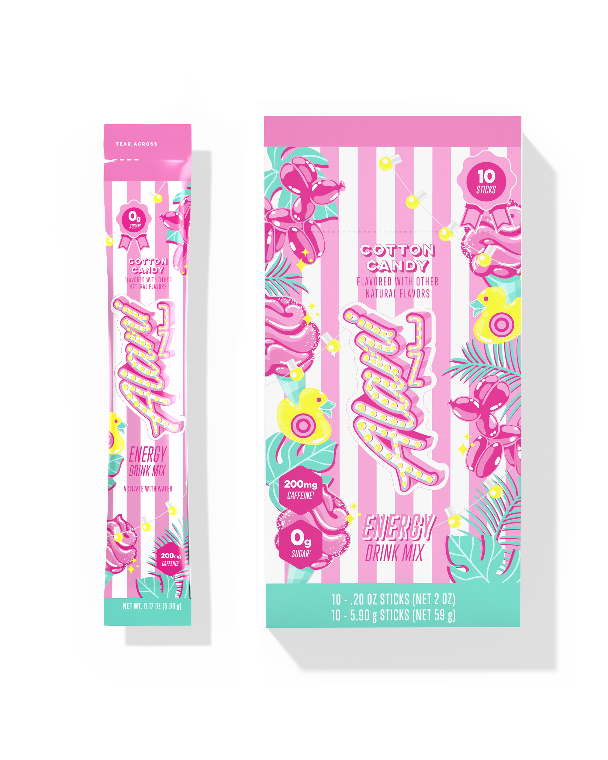 Energy Sticks - Cotton Candy #031TN