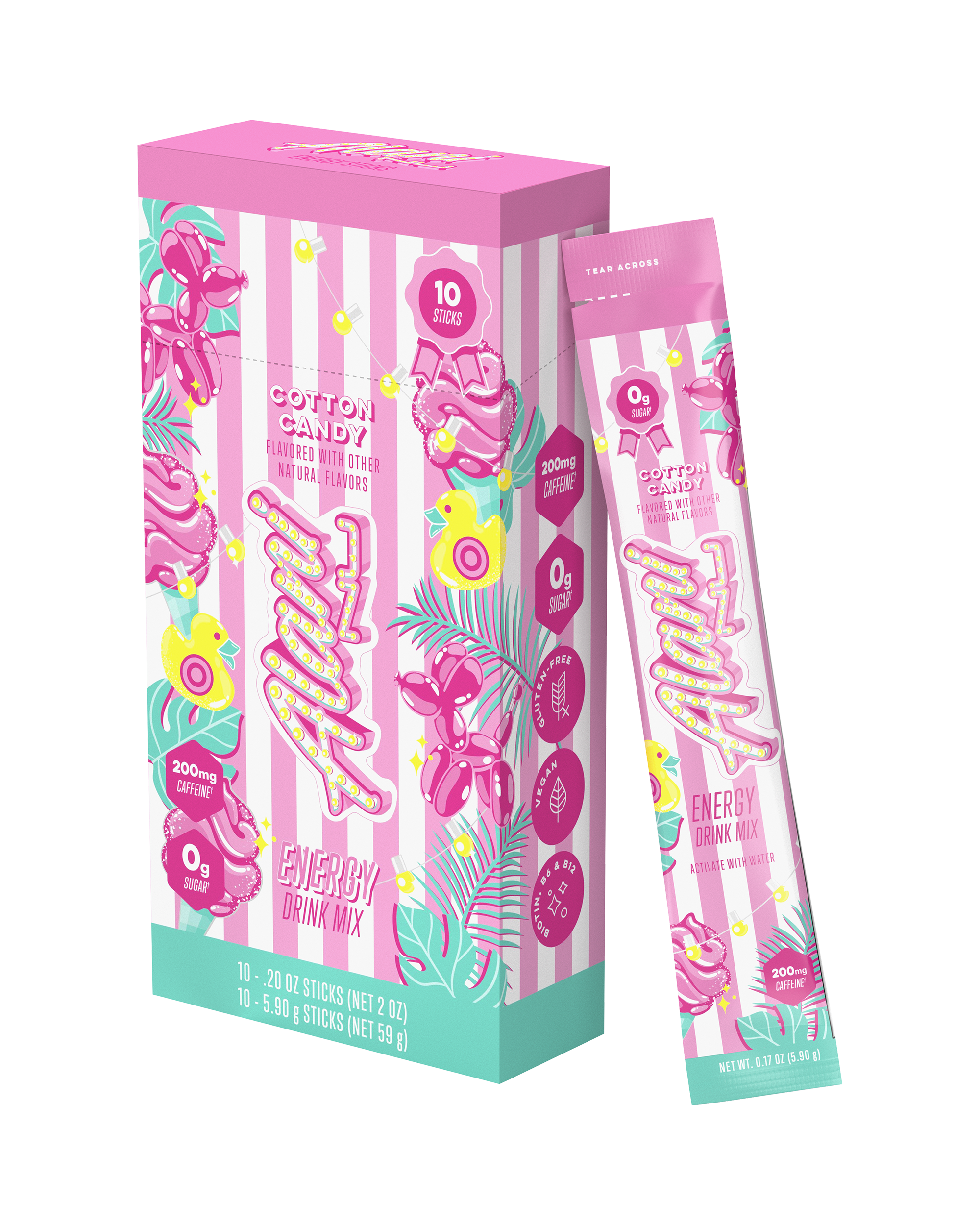 Energy Sticks - Cotton Candy #031TN