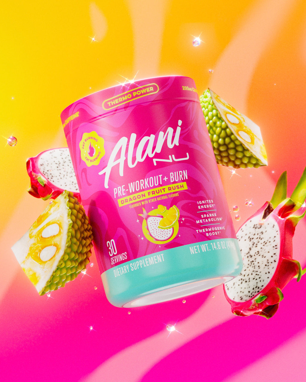 Pre-Workout+ Burn - Dragon Fruit Rush #0471U