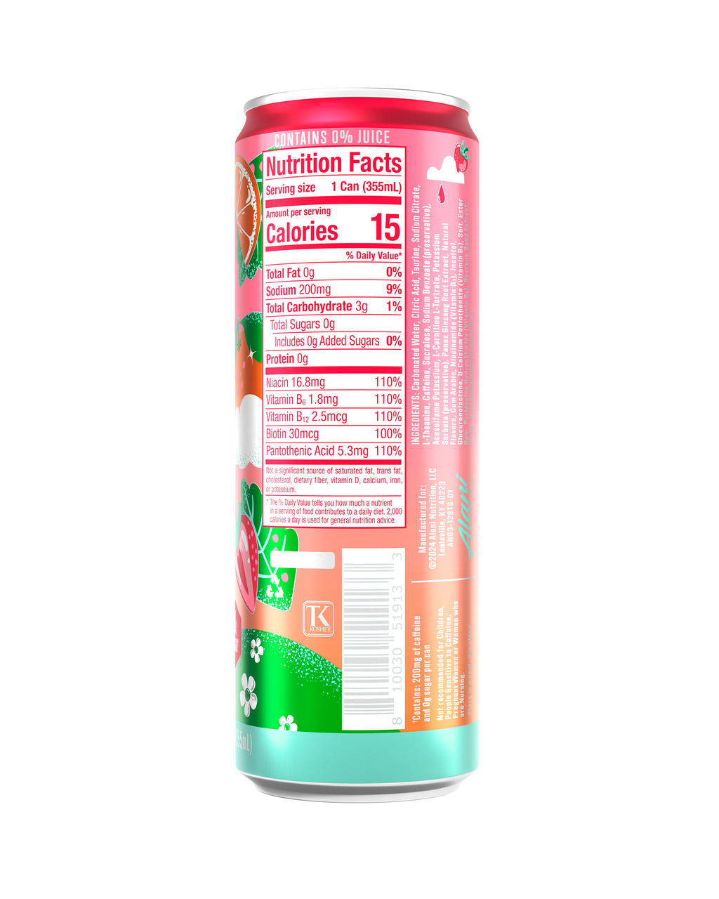 Energy Drink - Strawberry Sunrise #0235H