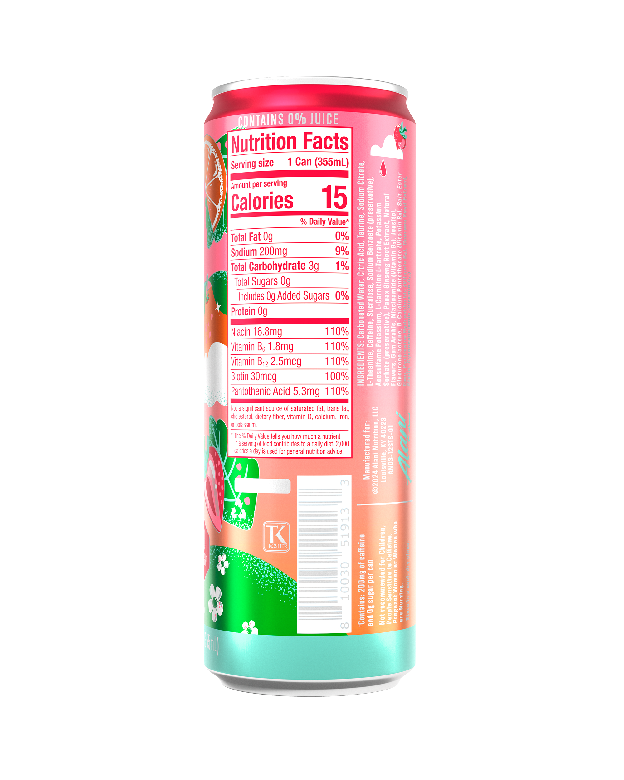 Energy Drink - Strawberry Sunrise #0235H