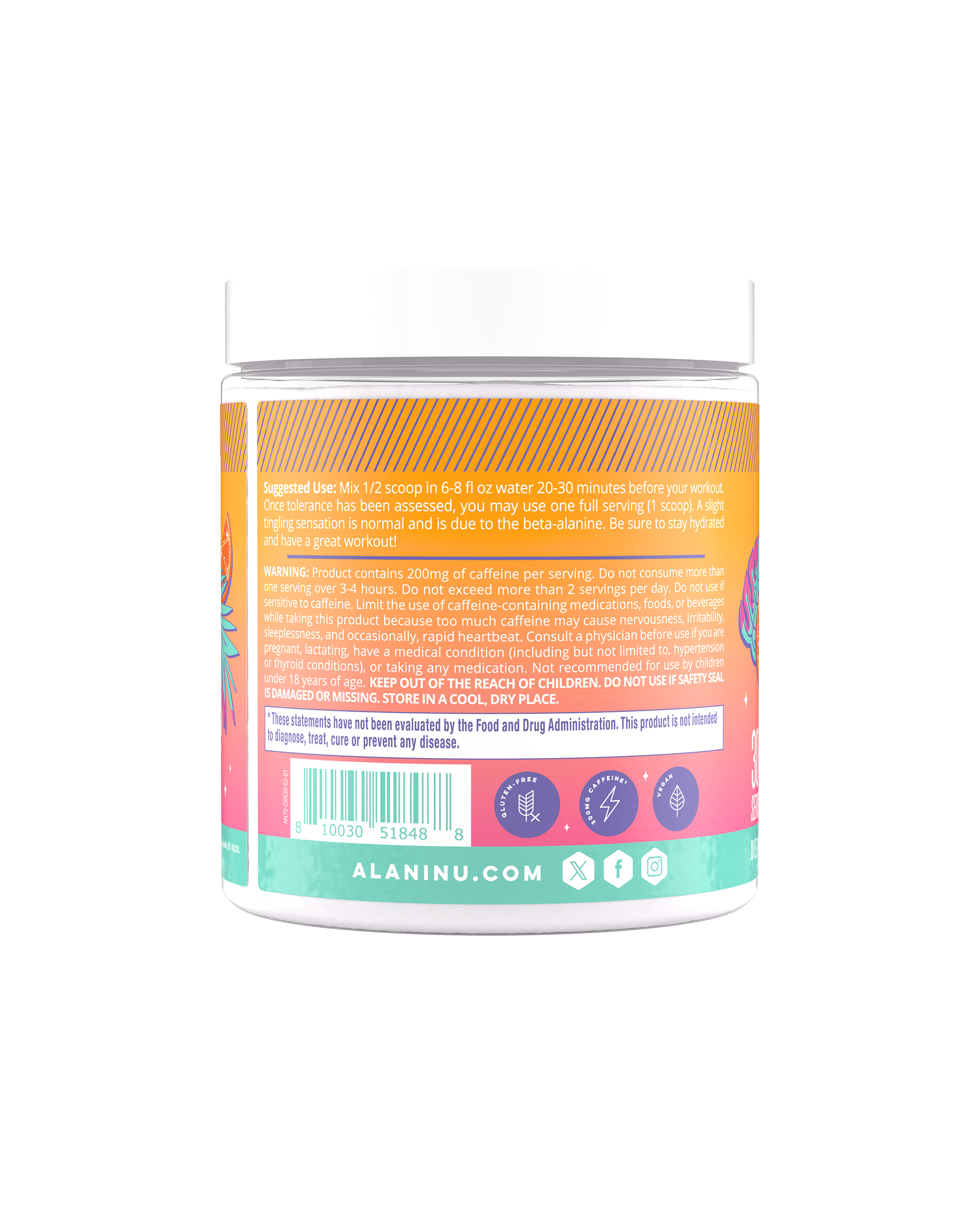 Pre-Workout - Orange Kiss #054X0