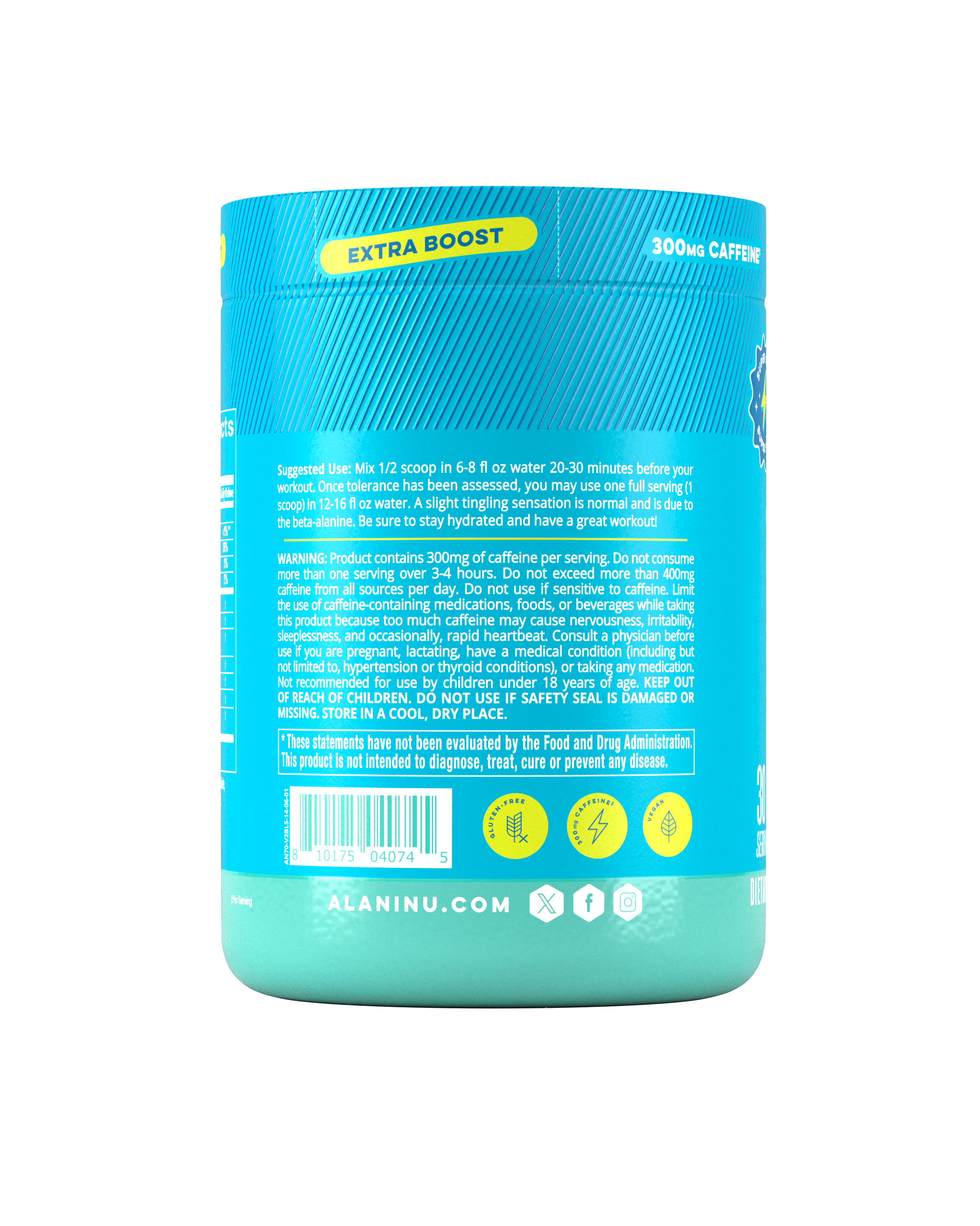 Pre-Workout+ - Blue Slush #056RC