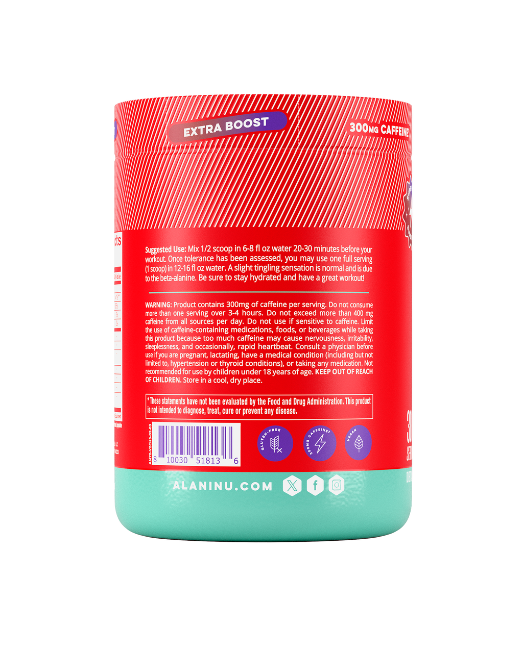 Pre-Workout+ - Cherry Slush #057A5