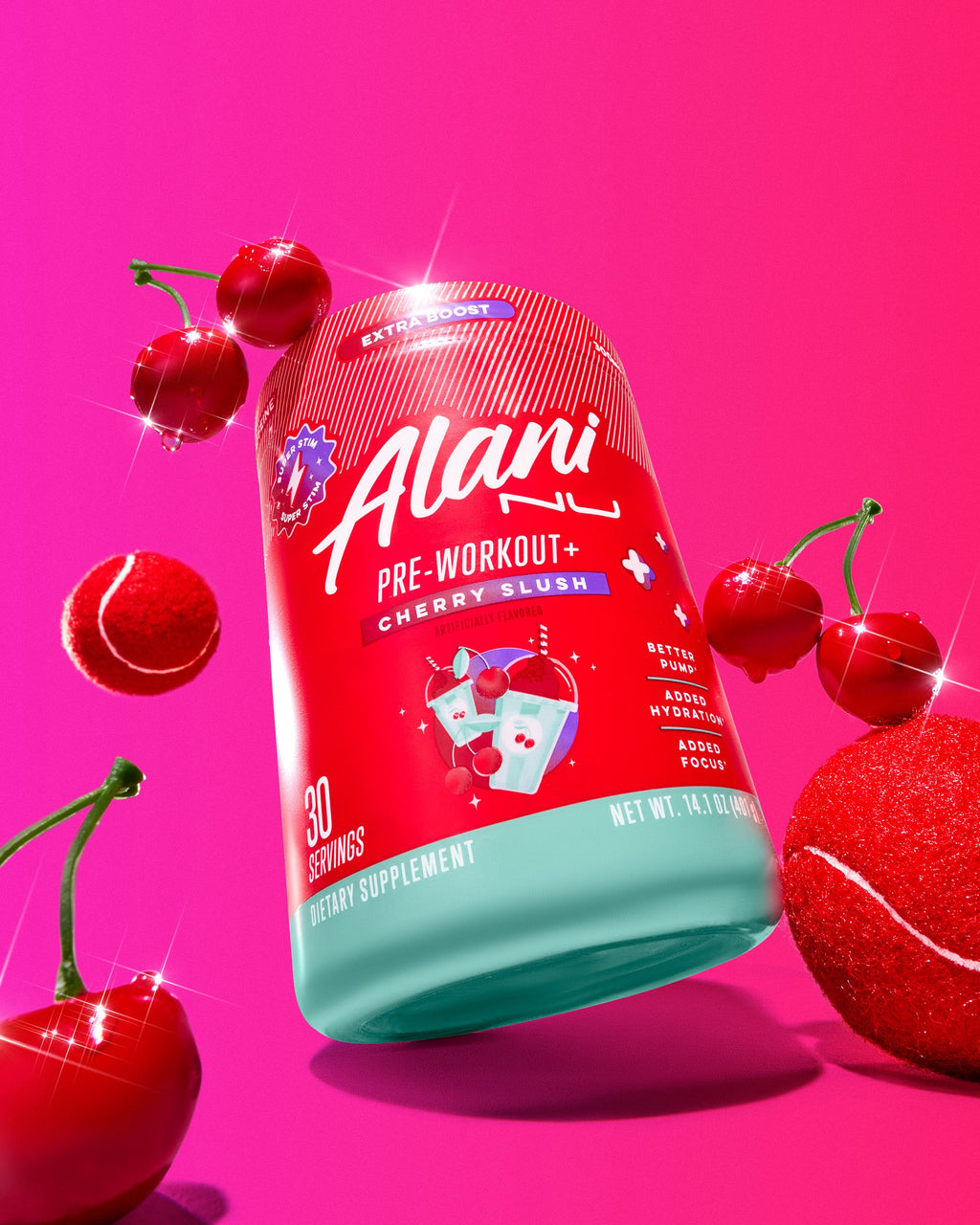 Pre-Workout+ - Cherry Slush #057A5