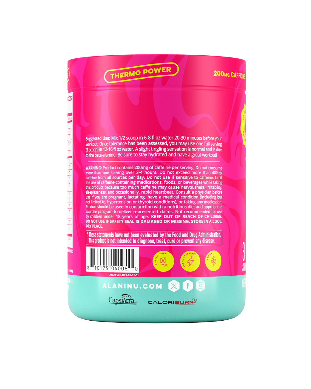 Pre-Workout+ Burn - Dragon Fruit Rush #0471U