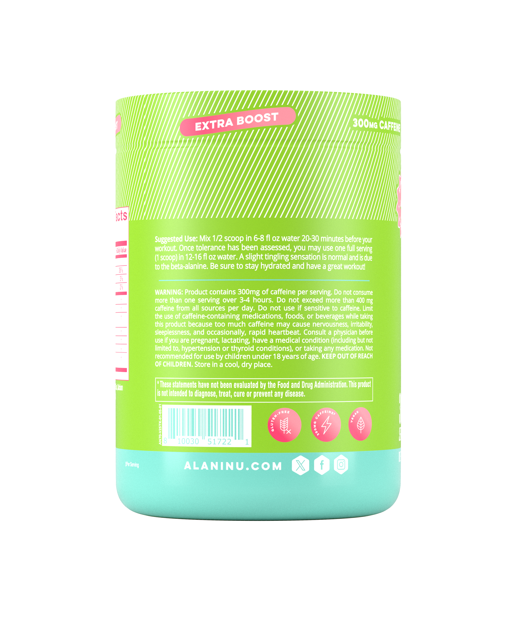 Pre-Workout+ - Kiwiberry #059F1