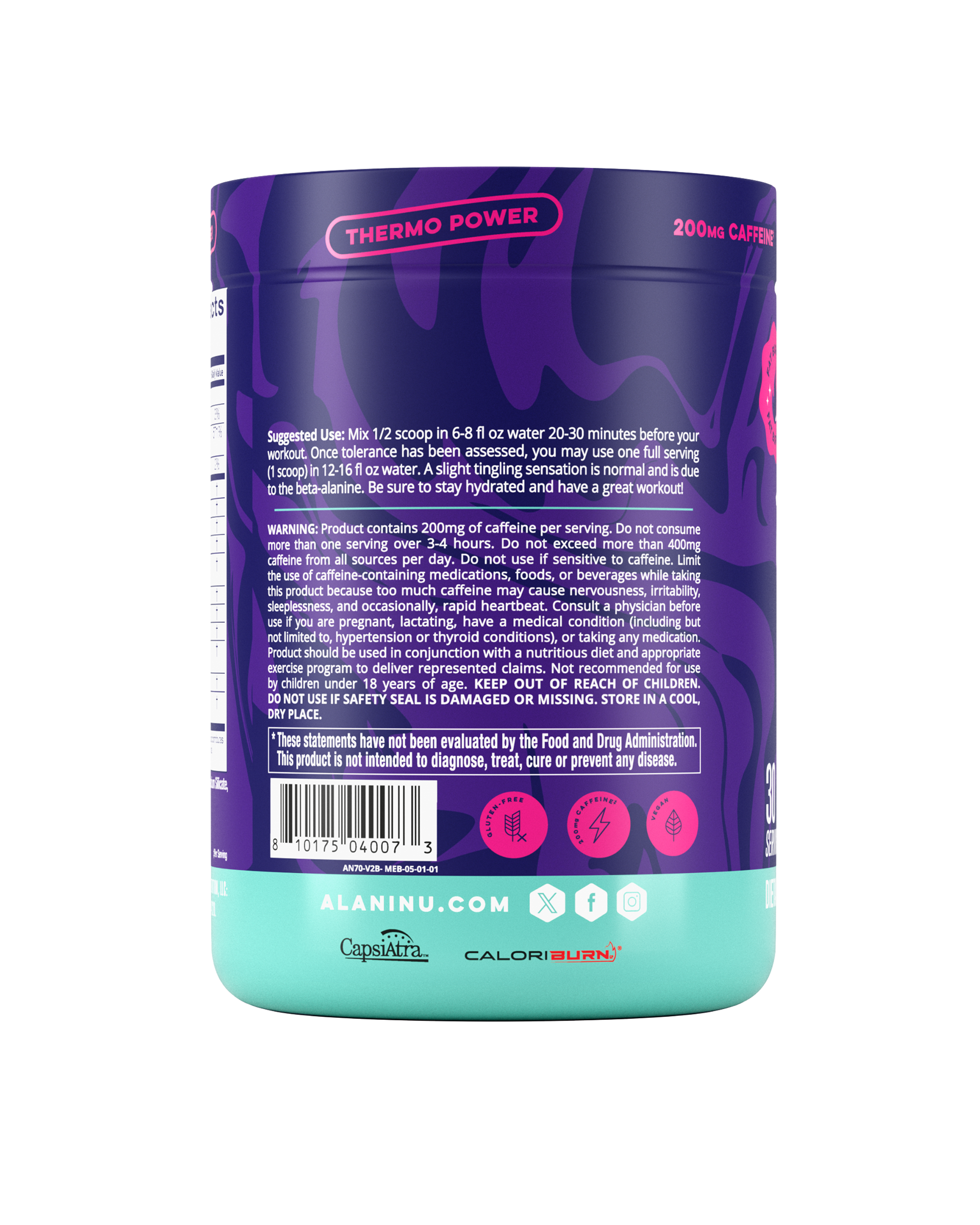 Pre-Workout+ Burn - Melonberry Blast #048IF