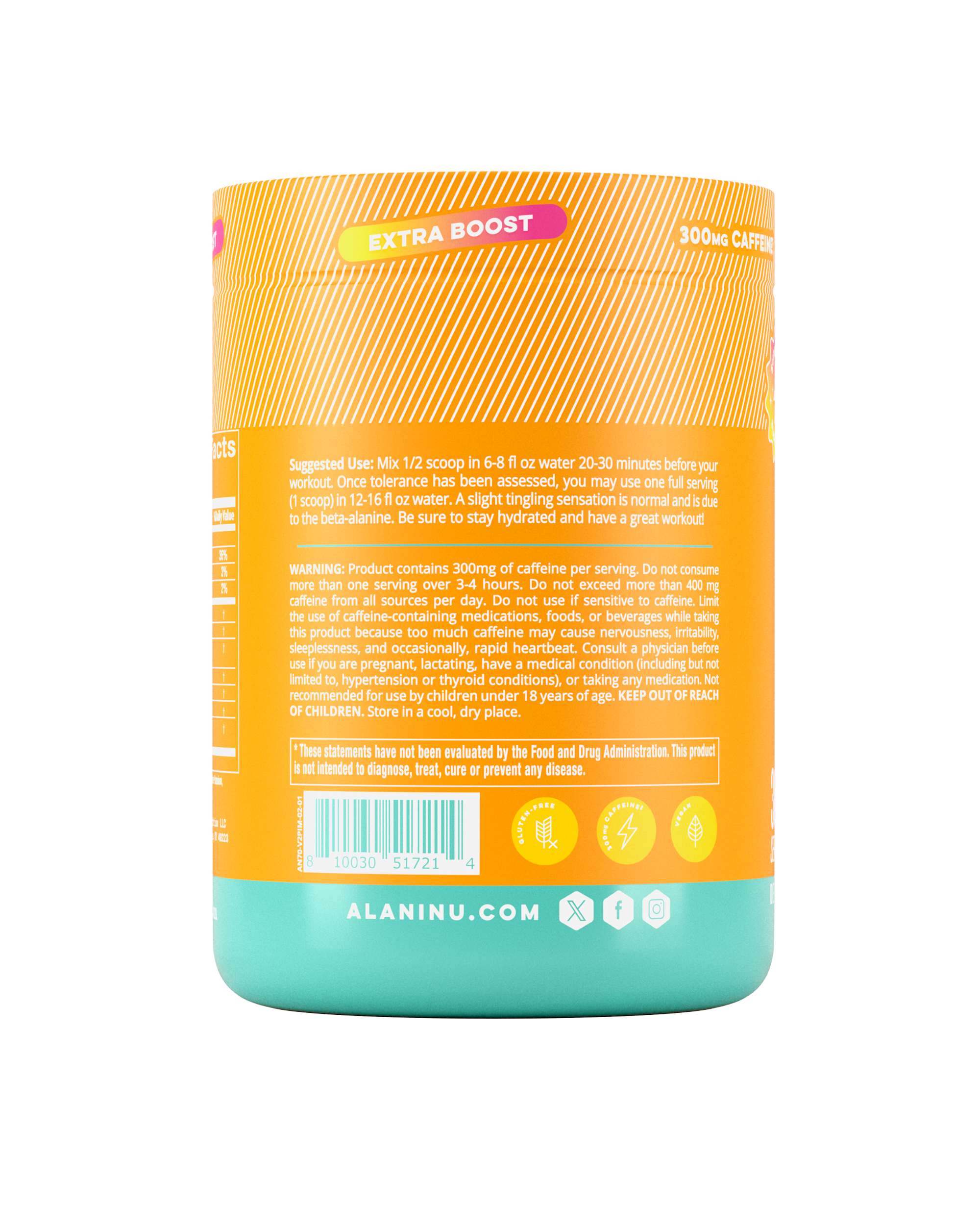 Pre-Workout+ - Paradise Swirl #060R8