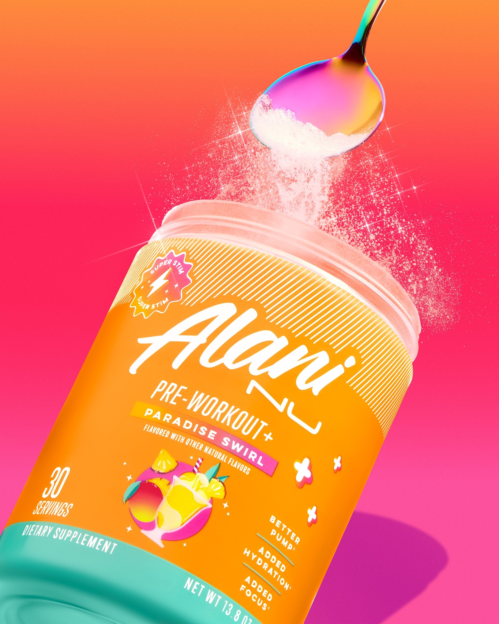 Pre-Workout+ - Paradise Swirl #060R8