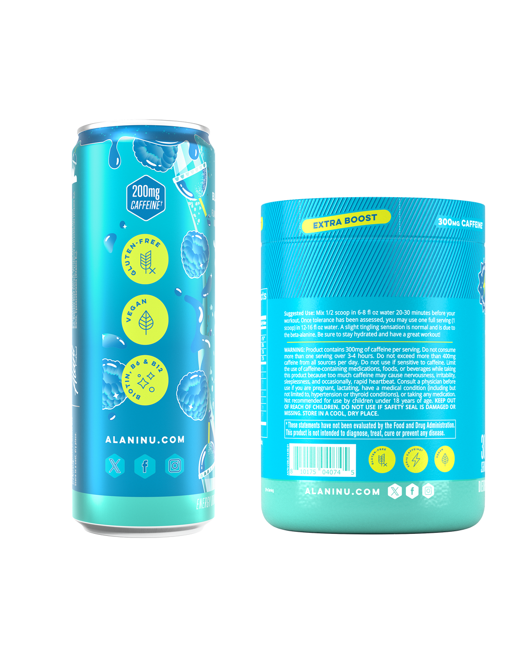 Energy Drink & Pre-Workout+ - Blue Slush #0035D