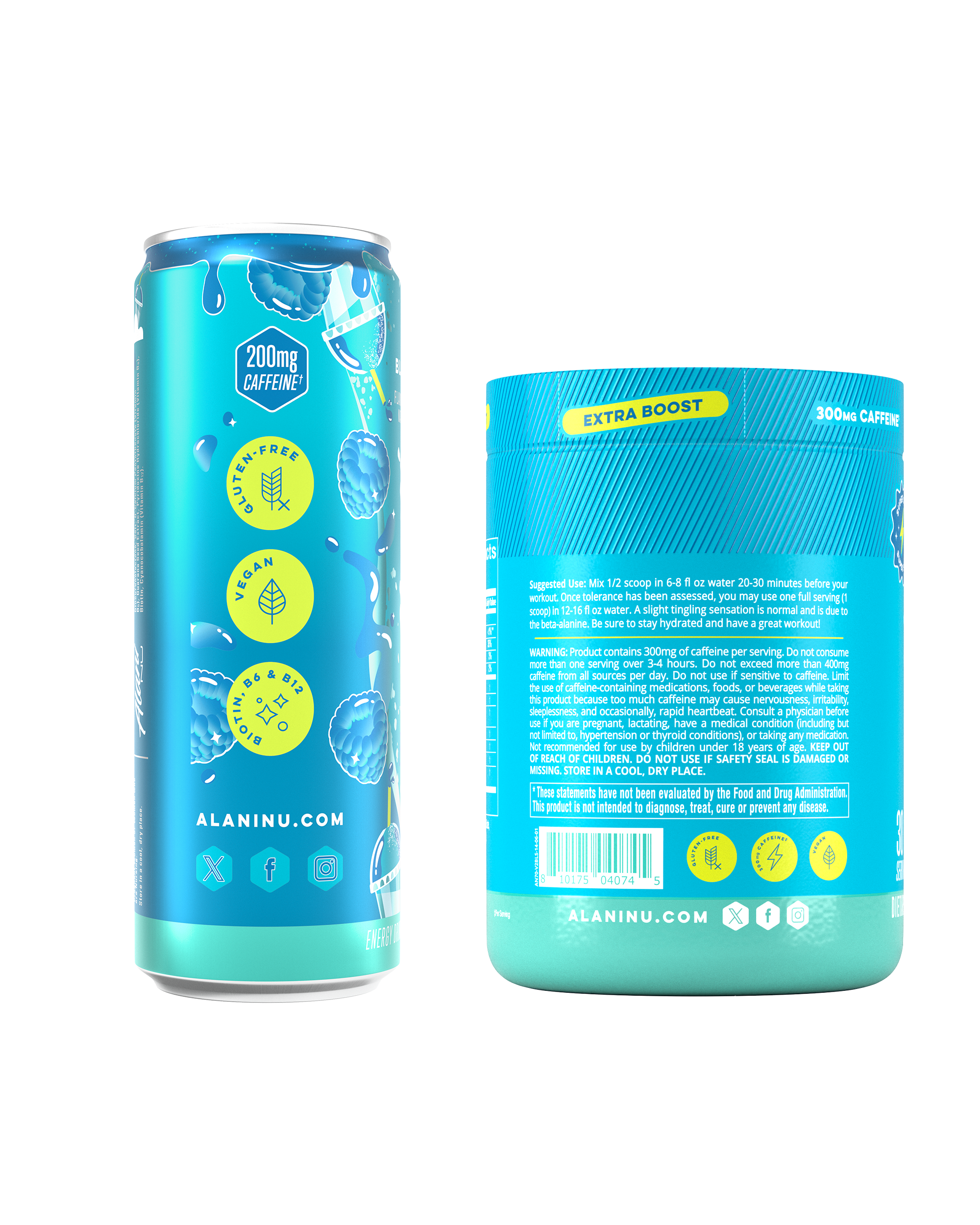 Energy Drink & Pre-Workout+ - Blue Slush #0035D