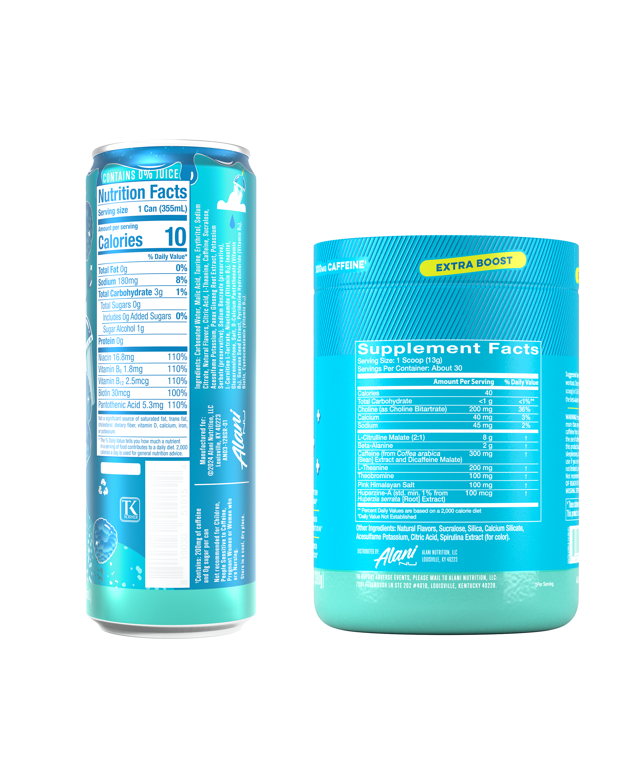 Energy Drink & Pre-Workout+ - Blue Slush #0035D
