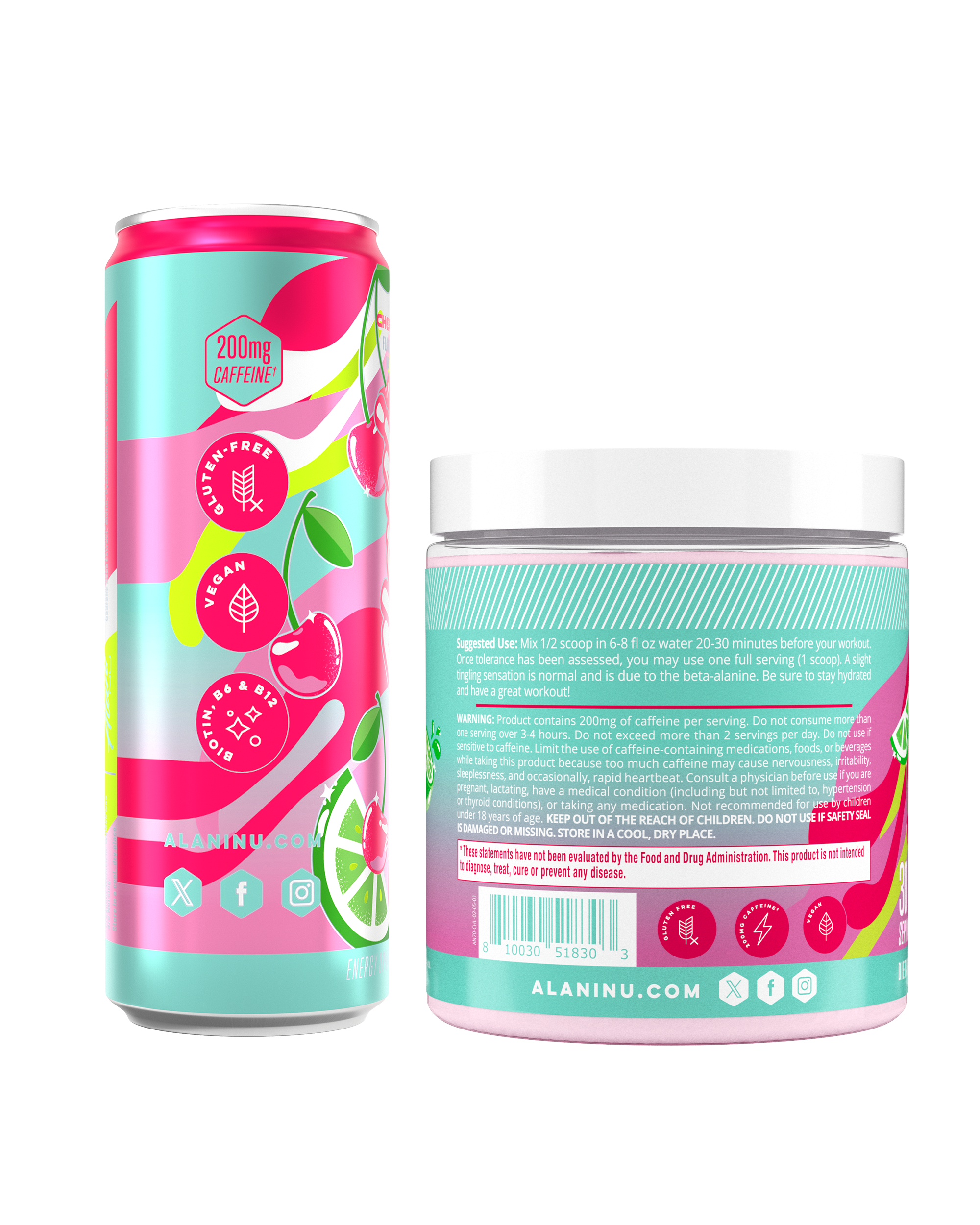 Energy Drink & Pre-Workout - Cherry Twist #026TH