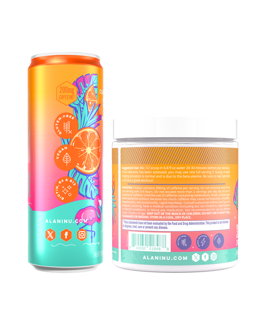 Energy Drink & Pre-Workout - Orange Kiss #020YS