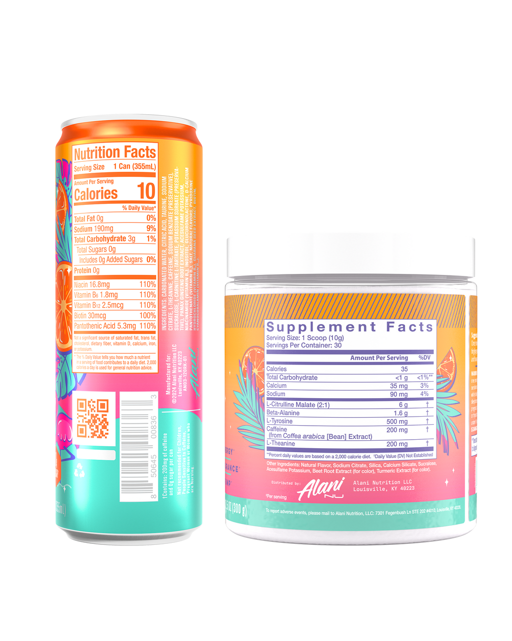 Energy Drink & Pre-Workout - Orange Kiss #020YS