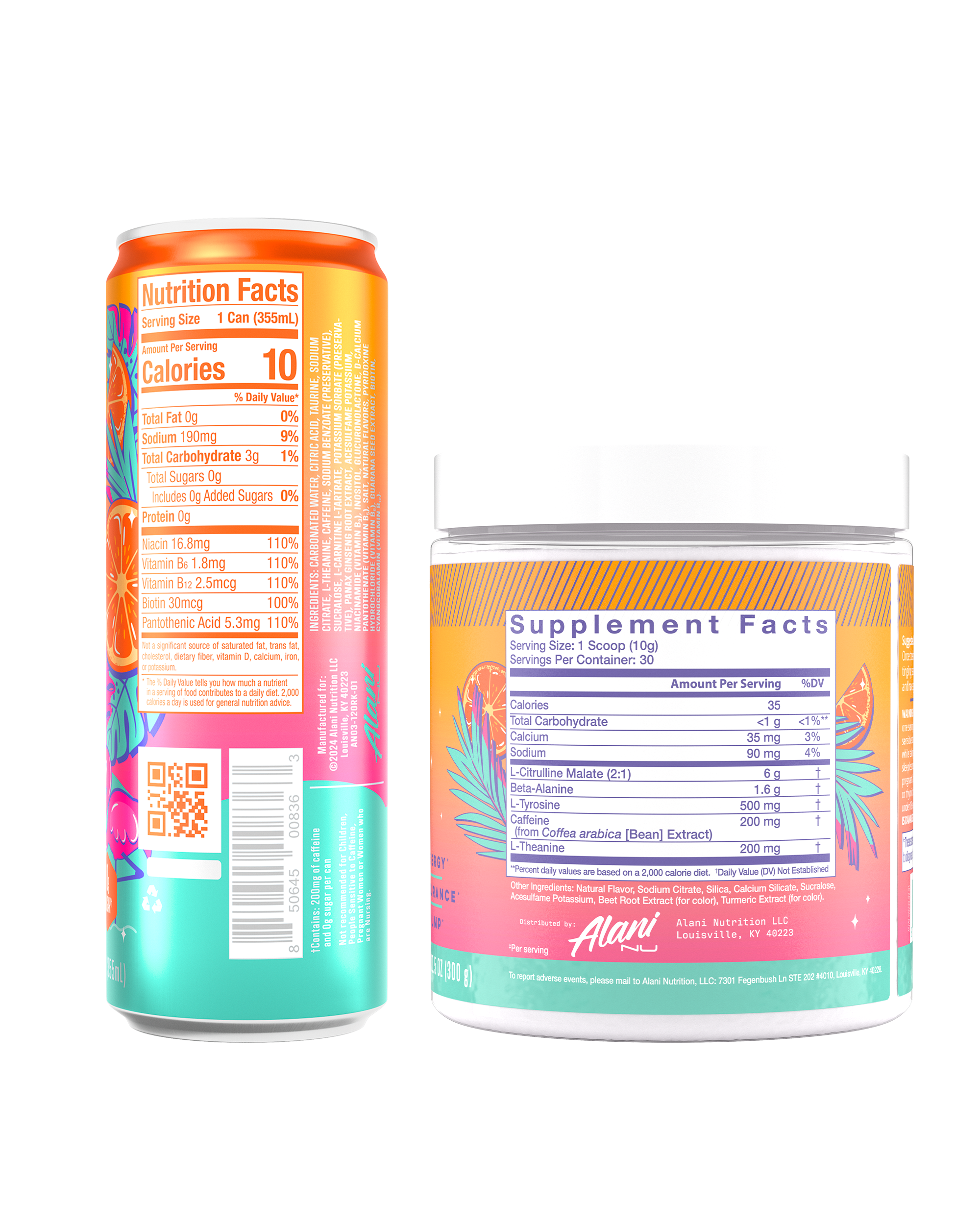 Energy Drink & Pre-Workout - Orange Kiss #020YS