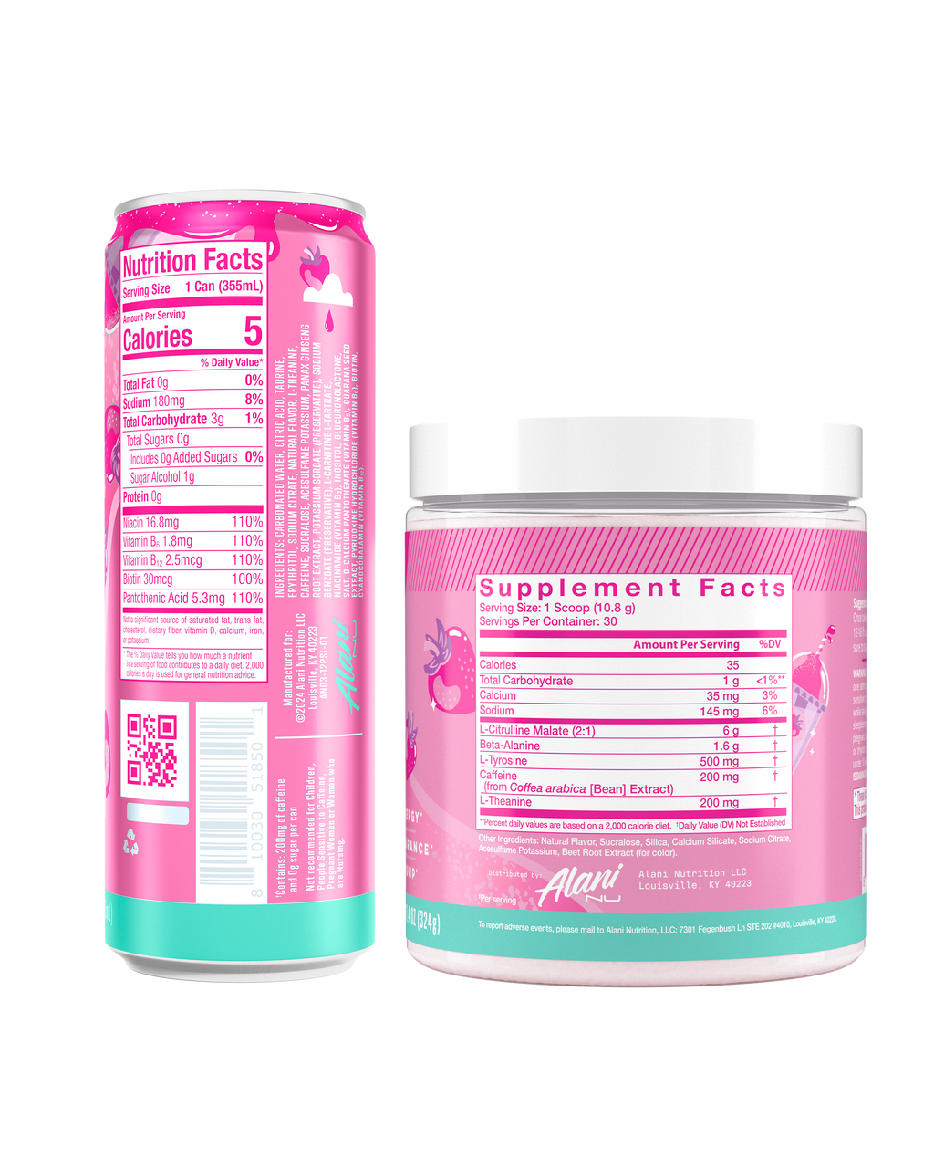 Energy Drink & Pre-Workout - Pink Slush #021MZ