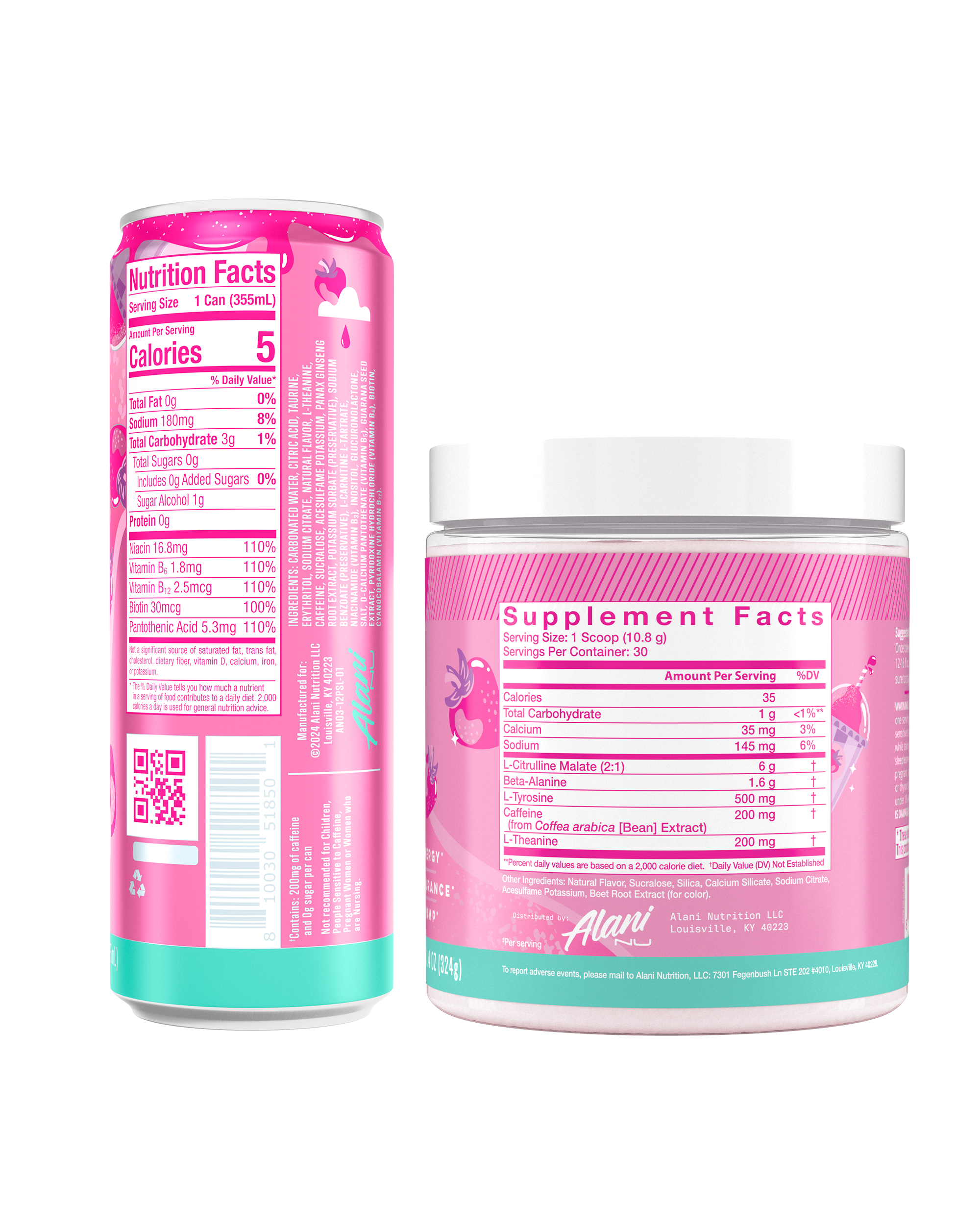 Energy Drink & Pre-Workout - Pink Slush #021MZ