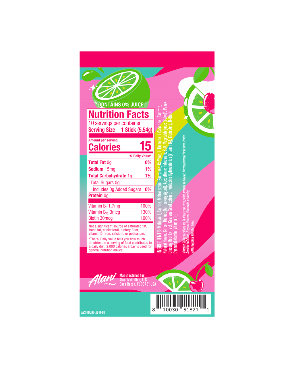 Energy Sticks - Cherry Twist #0295N