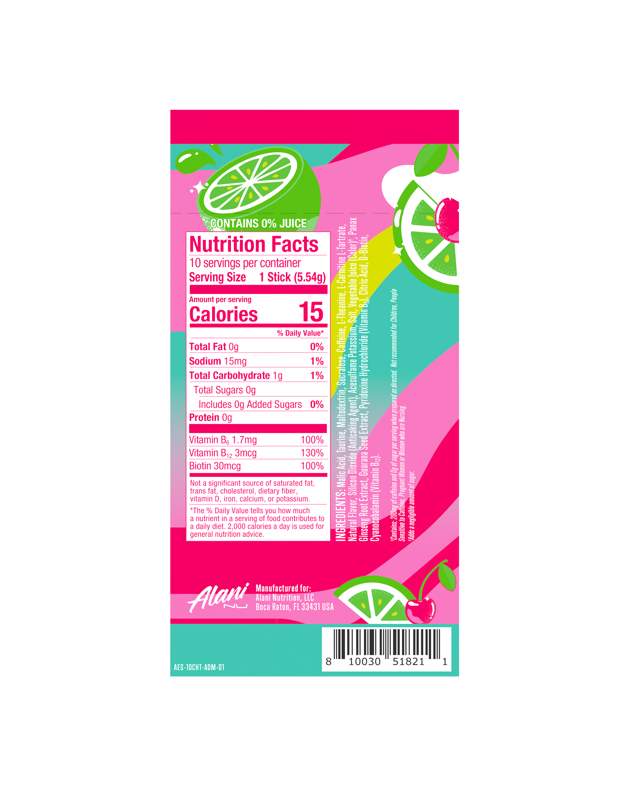 Energy Sticks - Cherry Twist #0295N