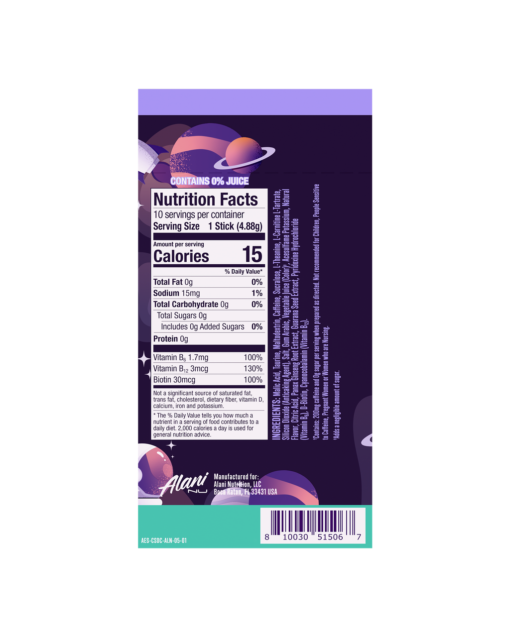 Energy Sticks - Cosmic Stardust #030BD