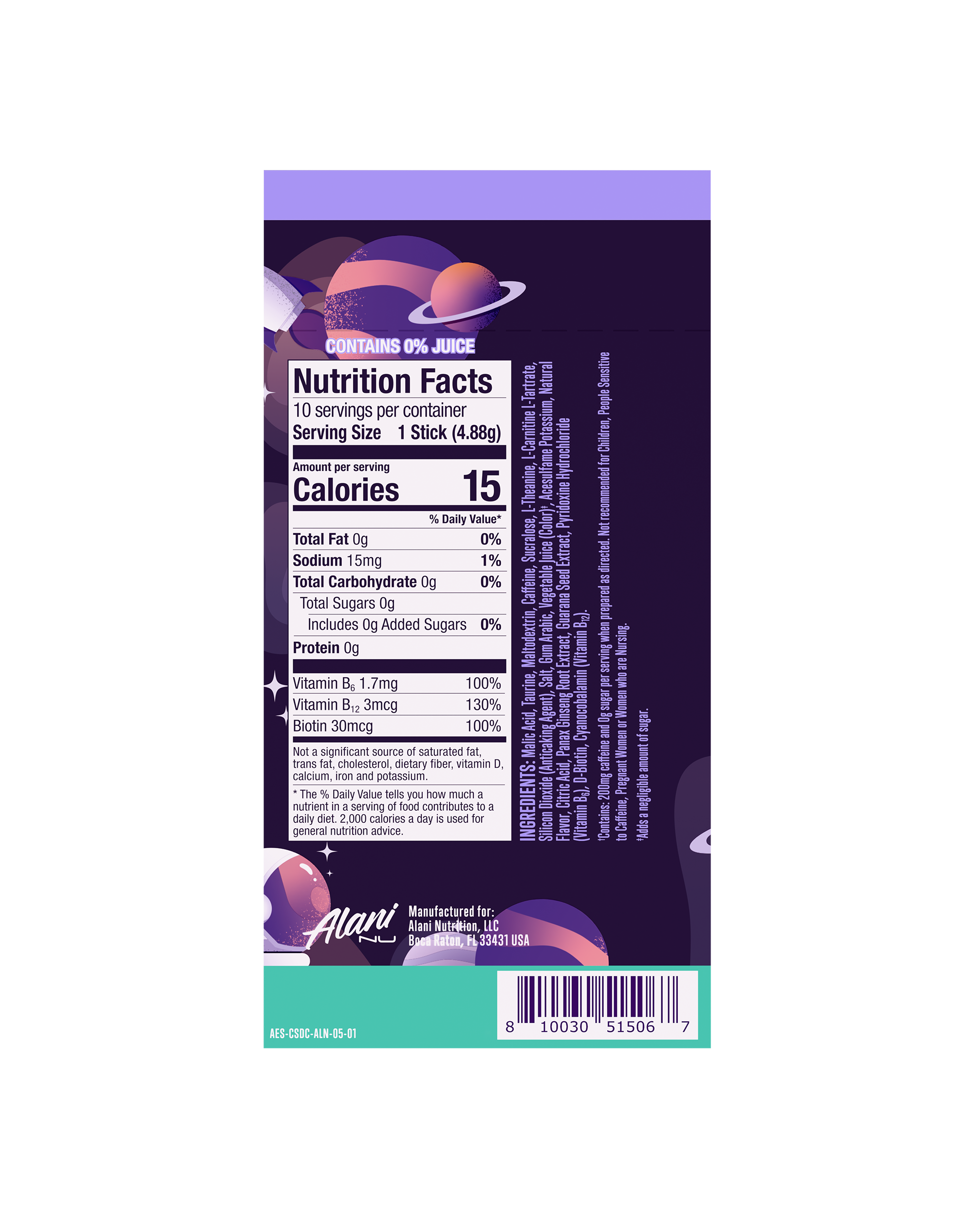Energy Sticks - Cosmic Stardust #030BD