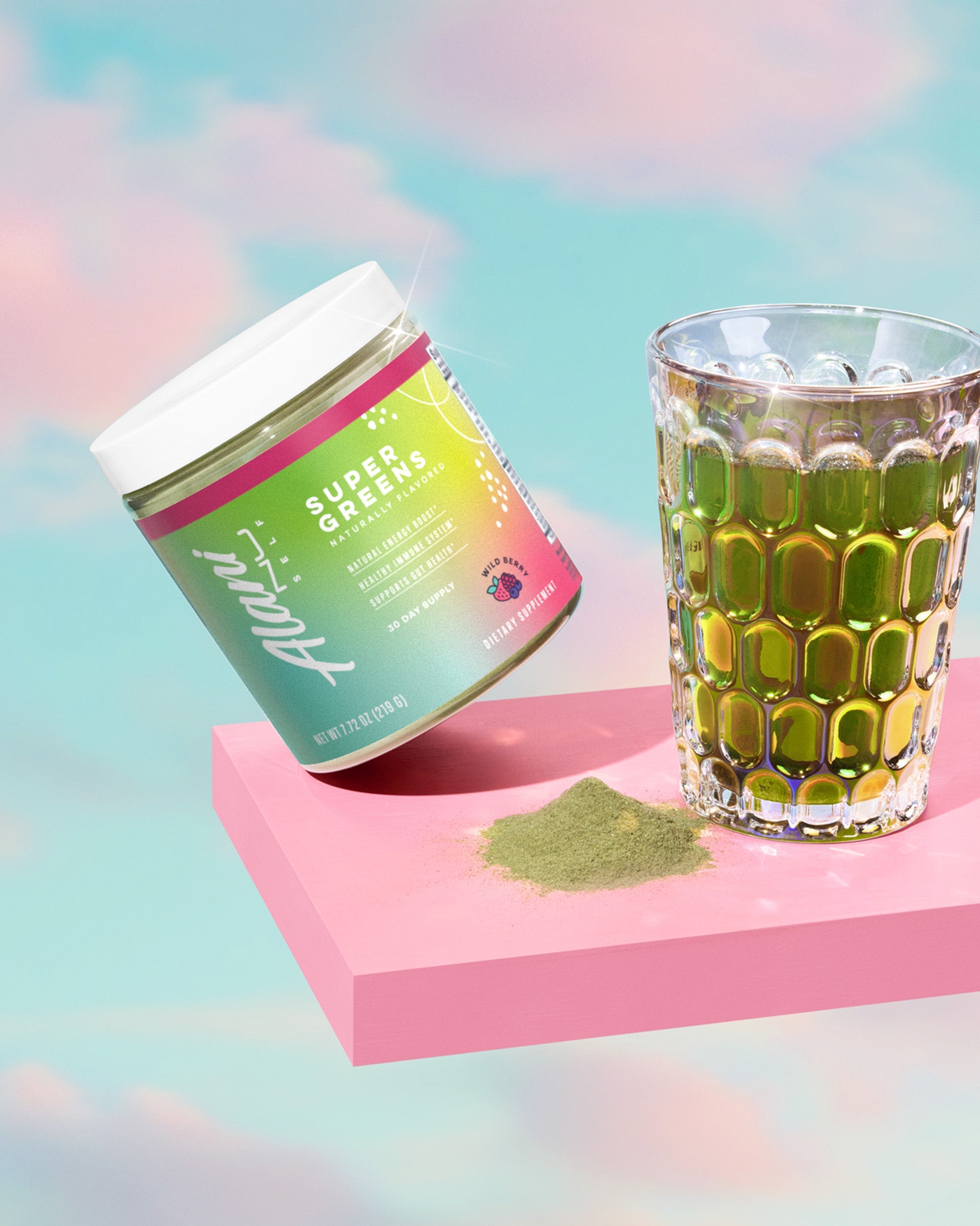 Super Greens - Wild Berry #068SW