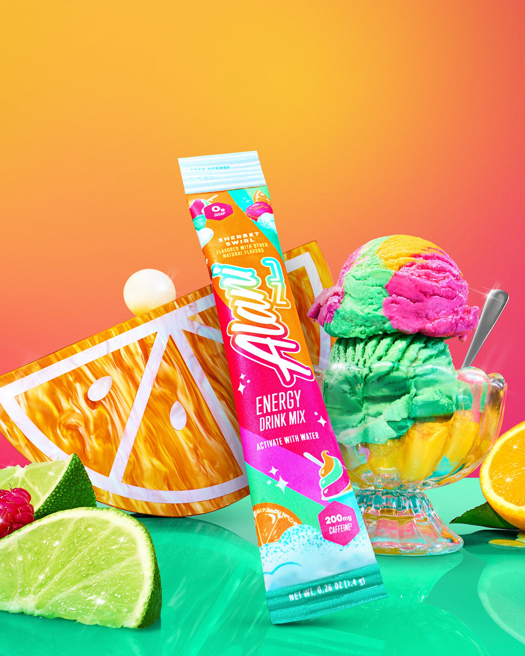 Energy Sticks - Sherbet Swirl #0362E