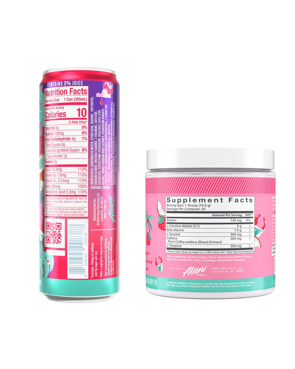 Energy Drink & Pre-Workout - Hawaiian Shaved Ice #019WX