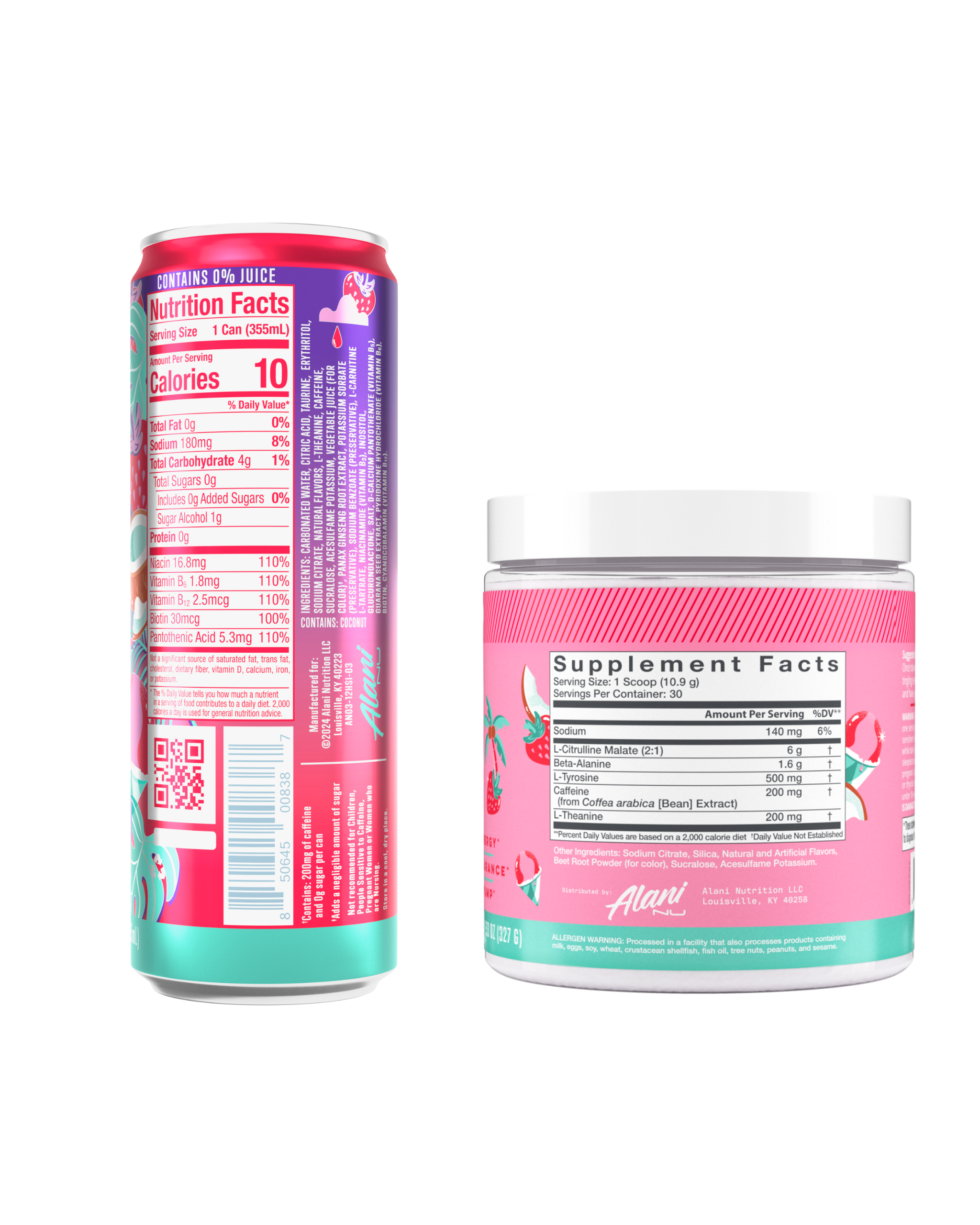 Energy Drink & Pre-Workout - Hawaiian Shaved Ice #019WX